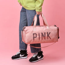 Load image into Gallery viewer, Nylon Pink Fitness Bag