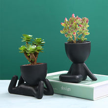 Load image into Gallery viewer, Ceramic Figure Pot Ornament