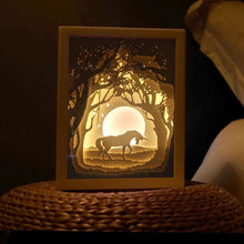 Load image into Gallery viewer, 3D Light and Shadow Night Lamp Paper Carving Art