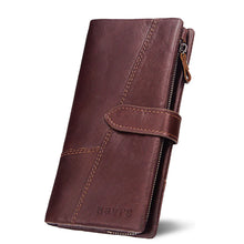 Load image into Gallery viewer, RFID Large Capacity Vintage Genuine Leather Purse
