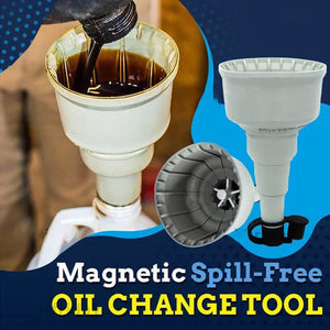 Magnetic Spill-Free Oil Change Tool