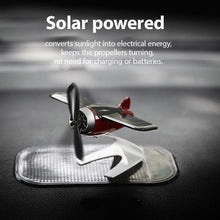 Load image into Gallery viewer, Solar plane car decoration
