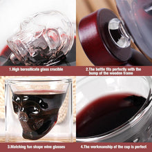 Load image into Gallery viewer, Globe Glass Wine Whiskey Decanter