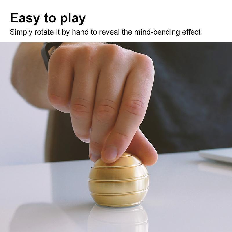 Office Stress Relief Visual Illusion Metal Gyro – lifesuny