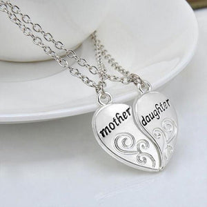 Mom & Daughter Pendant Necklace