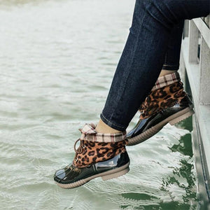 Women Chelsea Waterproof Rain Ankle Boots