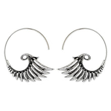 Load image into Gallery viewer, Vintage Peacock Tassel Earrings