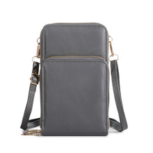 Load image into Gallery viewer, Three-layer Zipper Multifunctional Mobile Phone Bag