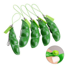 Load image into Gallery viewer, Infinite Squeeze Pea Expression Keychain