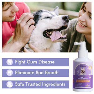 Teeth Cleaning Spray for Dogs & Cats