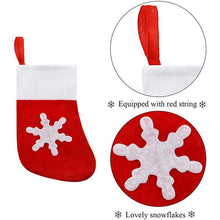 Load image into Gallery viewer, Mini Christmas Stockings Knife Spoon Fork Bag