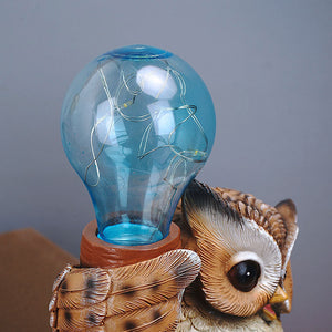 Owl Solar Ornament