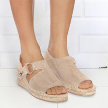 Load image into Gallery viewer, Comfortable Peep-toe Wedge Sandals
