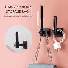 Load image into Gallery viewer, L-shaped Hook Storage Rack
