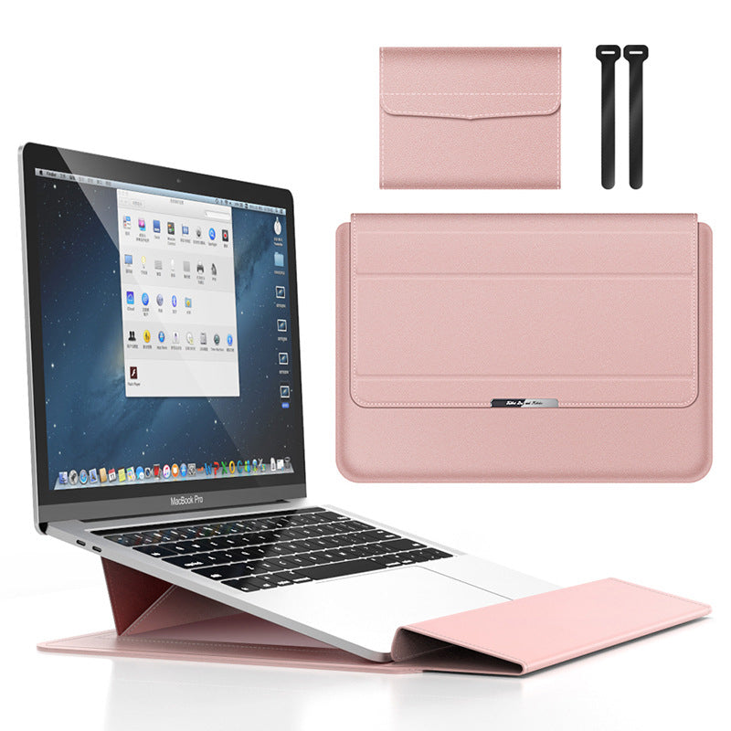 💻New Year Sale - 50% OFF💻Laptop Sleeve Case Leather Case with Adjustable Stand