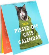 Load image into Gallery viewer, 2024 Pissed-Off Cats Calendar