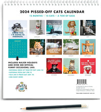 Load image into Gallery viewer, 2024 Pissed-Off Cats Calendar