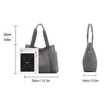 Load image into Gallery viewer, Vintage Simple Canvas Bag