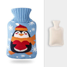 Load image into Gallery viewer, Rubber Hot Water Bottle with Knit Cover