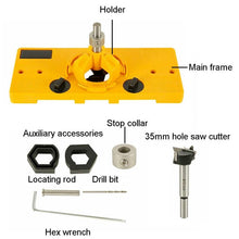 Load image into Gallery viewer, Woodworking 35mm Hinge Hole Jig Guide
