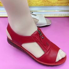 Load image into Gallery viewer, Solid Color Soft Sole Summer Sandals
