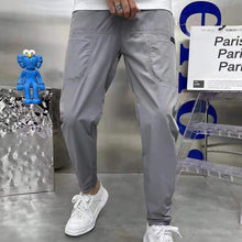 Load image into Gallery viewer, Men's High Stretch Multi-pocket Skinny Cargo Pants