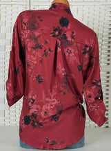 Load image into Gallery viewer, Floral Casual Stand Collar Long Sleeve Blouses