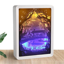 Load image into Gallery viewer, 3D Light and Shadow Night Lamp Paper Carving Art