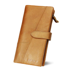 Load image into Gallery viewer, RFID Large Capacity Vintage Genuine Leather Purse