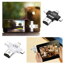 Load image into Gallery viewer, 4 in 1 OTG Mobile Phone Card Reader