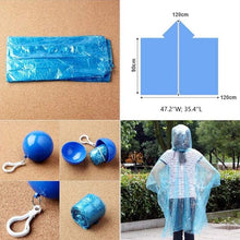 Load image into Gallery viewer, Disposable Emergency Raincoats with Portable Box