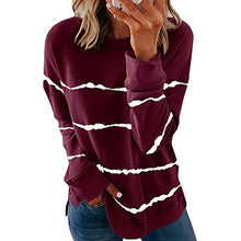 Load image into Gallery viewer, Women Casual Stripe Pullover