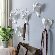 Load image into Gallery viewer, Art Animal Head Wall Hook