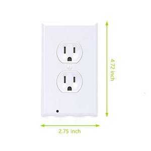Hirundo Outlet Wall Plate With LED Night Lights