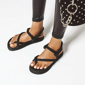 Fashion Knitted Platform Sandals