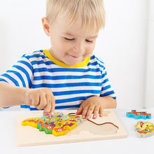 Load image into Gallery viewer, Dinosaur 3D Wooden Jigsaw