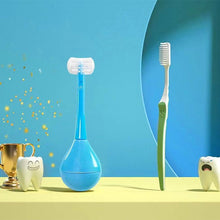 Load image into Gallery viewer, Three-sided Children's Toothbrush