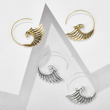 Load image into Gallery viewer, Vintage Peacock Tassel Earrings