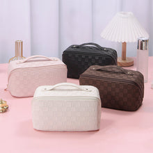 Load image into Gallery viewer, Vintage Check Cosmetic Bag