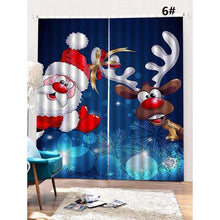 Load image into Gallery viewer, Christmas Window Curtains - 10 patterns
