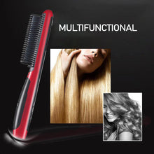 Load image into Gallery viewer, Ceramic straightening hair brush