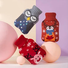 Load image into Gallery viewer, Rubber Hot Water Bottle with Knit Cover