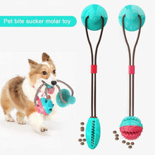 Load image into Gallery viewer, Dog Bite Toy Interactive food leaker toy with Suction Cup