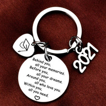 Load image into Gallery viewer, 2021 Keychain Graduation Gifts