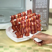 Load image into Gallery viewer, Microwave Bacon Cooker Tray Rack