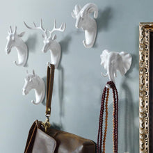 Load image into Gallery viewer, Art Animal Head Wall Hook