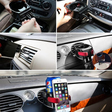 Load image into Gallery viewer, Phone &amp; Cup Air Vent Clip-on Holder