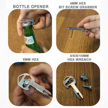 Load image into Gallery viewer, Hirundo Everyday Carry Stainless Multi-tool Key