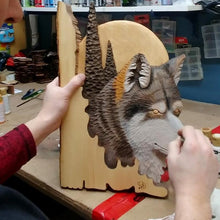 Load image into Gallery viewer, Animal Carving Handcraft Wall Decoration