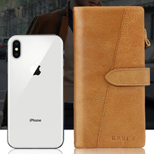 Load image into Gallery viewer, RFID Large Capacity Vintage Genuine Leather Purse